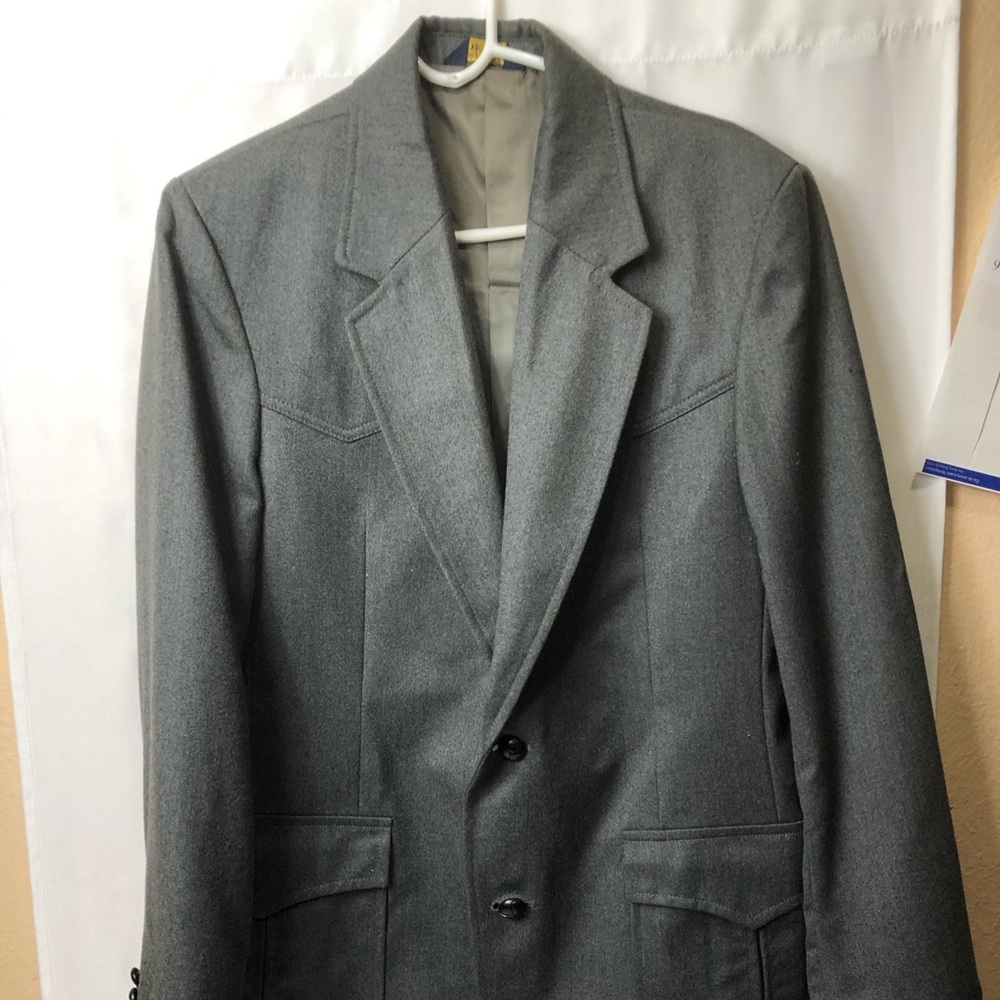 Pendleton Gray Tweed Suit Coat